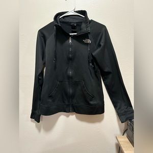 Black the north face sweatshirt